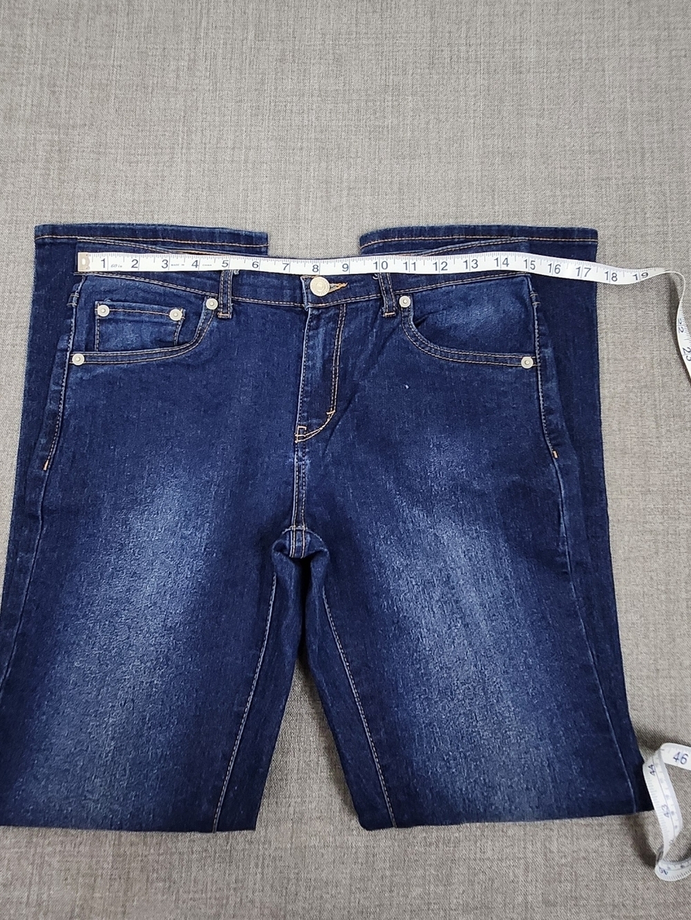 Levis Medium Wash Stretch Boot Cut Denim Jeans. 16. - Picture 10 of 12